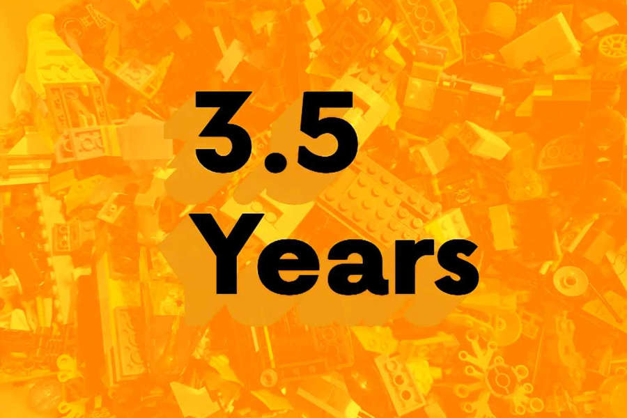 It’s been 3.5 years
